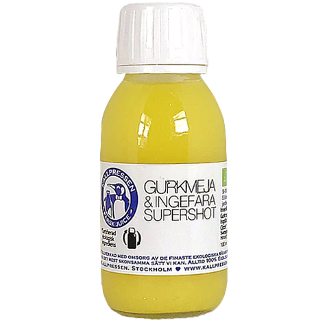 Gurkmeja & Ingefära SuperShot - Ekologisk Kallpressad Juice Shot