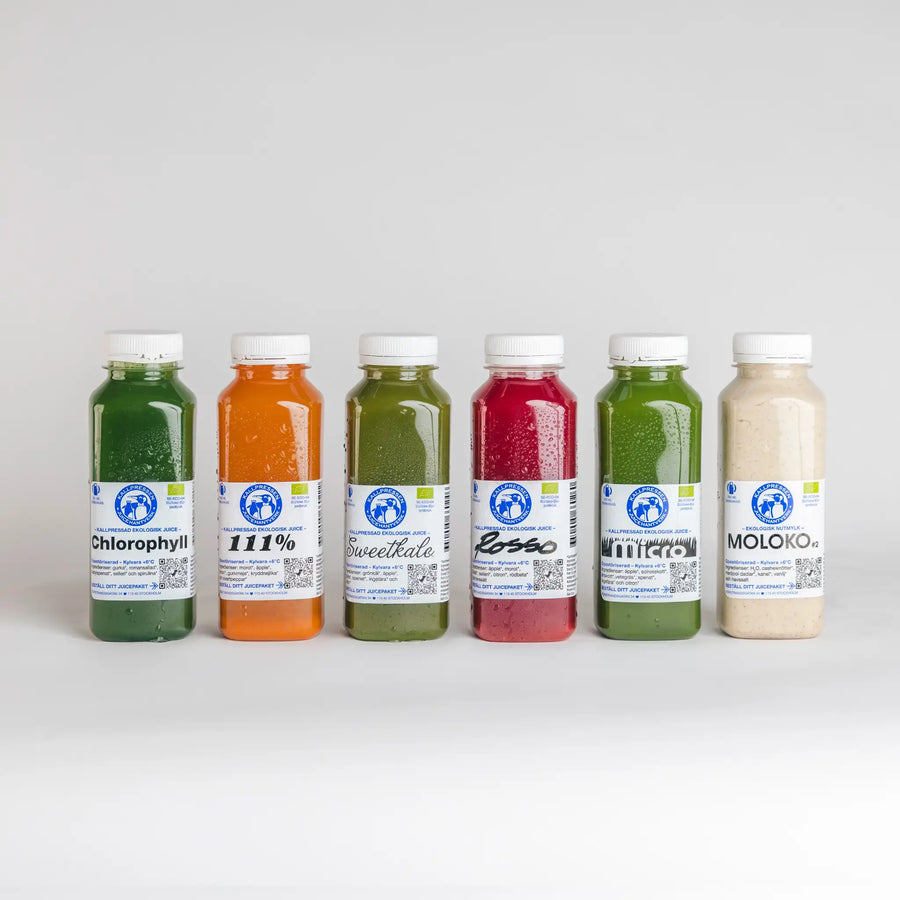 Juicefasta 3 dagar · 6 juicer/dag