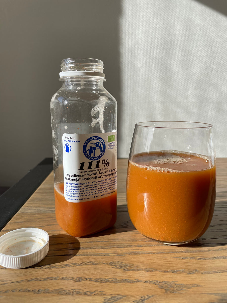 111% - Kallpressad Ekologisk Juice